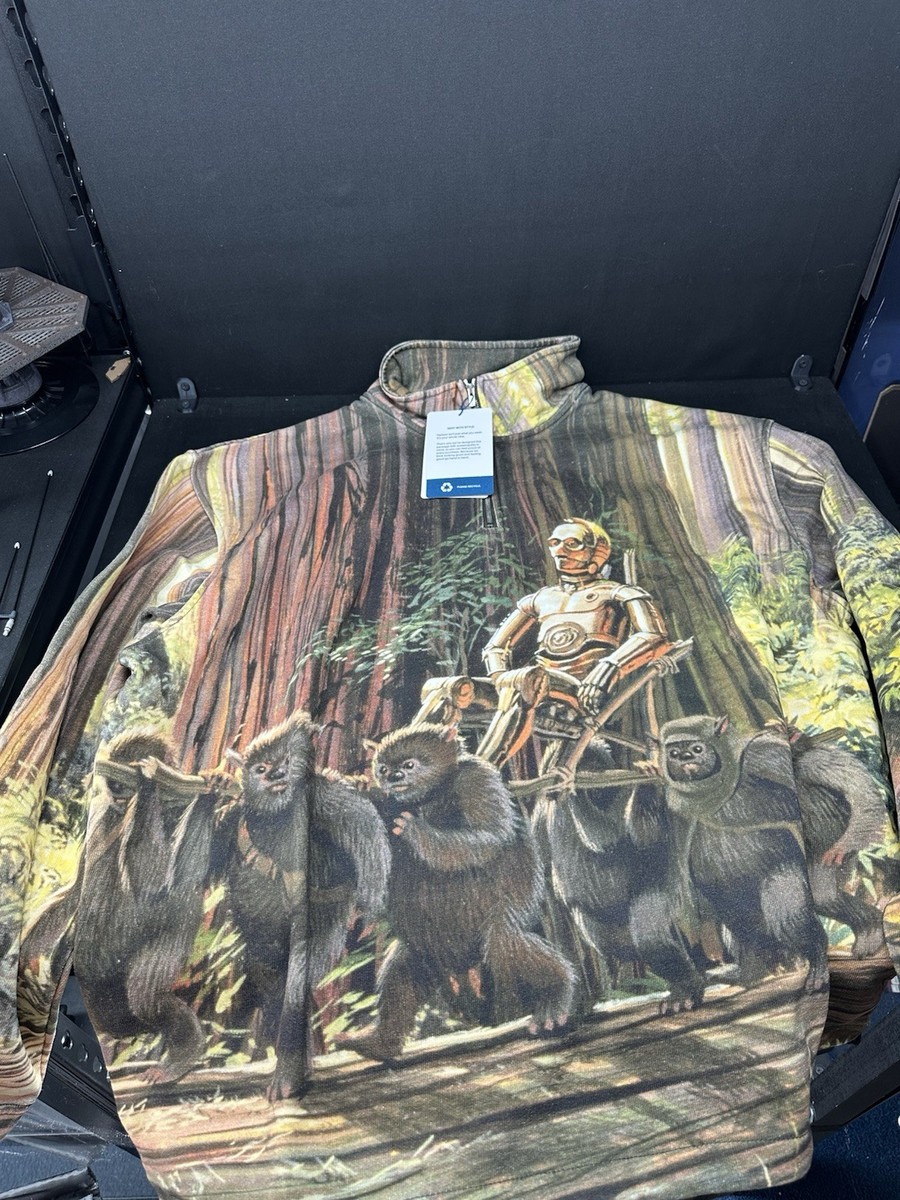 STAR WARS x KITH king C-3PO Quarter Zip Terra SIZE LARGE *in hand