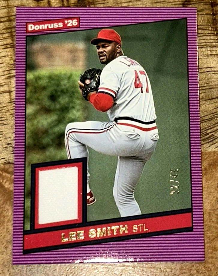 ⚾⚾2026 Donruss LEE SMITH Cardinals GAME-USED JERSEY 32/49⚾⚾