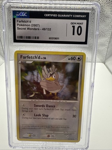 Farfetch'd graded CGC 10 for sale on eBay