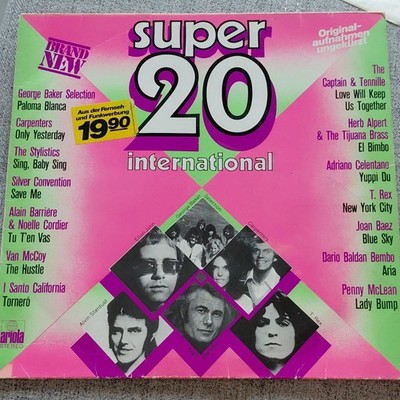 Ariola Super 20 International LP Vinyl 12'' Stereo 1975 Pop 33 U/min 89 400 GT