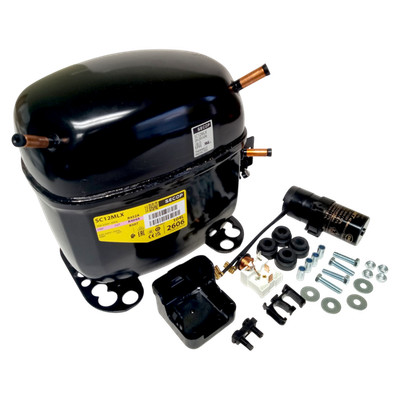 Secop SC12MLX.2 Secop Compressor R404A R507 1/2+HP 240V 4248 BTU/Hr. MBP