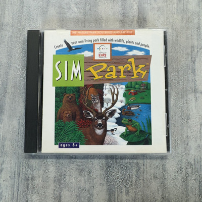 Sim Park (PC CD, 1998) CIB with Manual Good Condition Maxis Kids