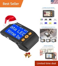 Ergonomic Foldable Video Magnifier - 8 Modes  Image Capture for Easy Reading