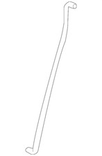 Barra de operación de cerradura de puerta original Nissan 80515-EA000