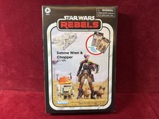 Star Wars Vintage Collection SABINE WREN & CHOPPER Rebels 2-Pack VC333 VC332