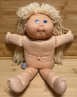 TOYS R US Exclusive Cabbage Patch Kids Blonde Hair Blue Eyes Doll Stands 20”