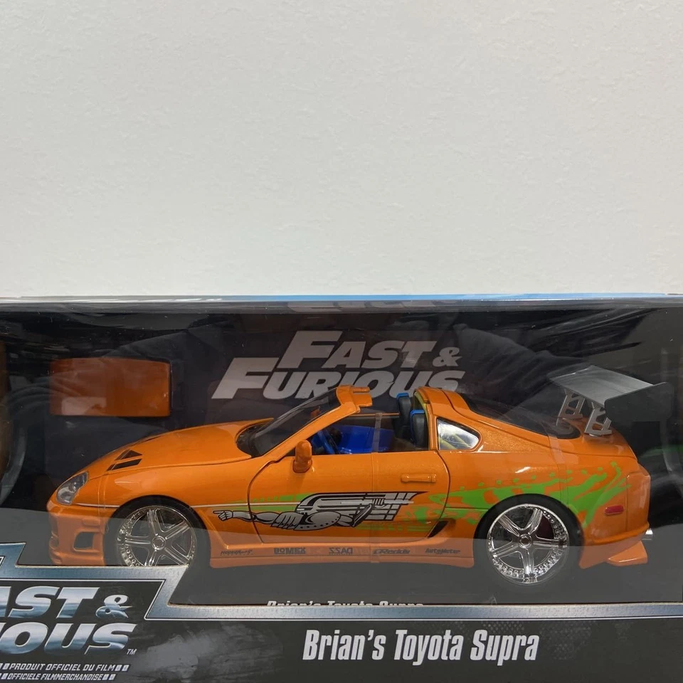 Jada 1 18 FAST FURIOUS TOYOTA Supra Brian s Fast and Furious Toyota Supra Brian - Image 4 of 4