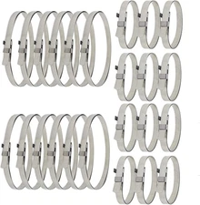 Drive Shaft CV Boot Band Clamps - Axle Boot Clamps Universal Adjustable Stainles