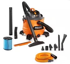 RIDGID Vacuum Cleaner Shop Vac Wet Dry 14 Gal 6.0 HP Accessories Car Cleaning