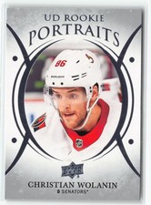 Christian Wolanin 2018 Senators UD Rookie Portraits #P-59