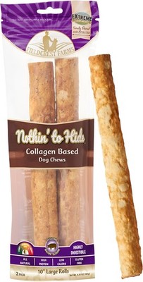 Fieldcrest Farms Nothin' to Hide 10'' Bagels Bacon Flavor Premium Dog Chew -