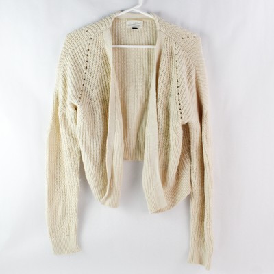 Universal Threads Damen L Beige Offene Vorderseite Pullover Cardigan - Gebraucht