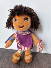 Dora The Explorer Tanzania 2006 TY Beanie Babies Doll Plush Toy