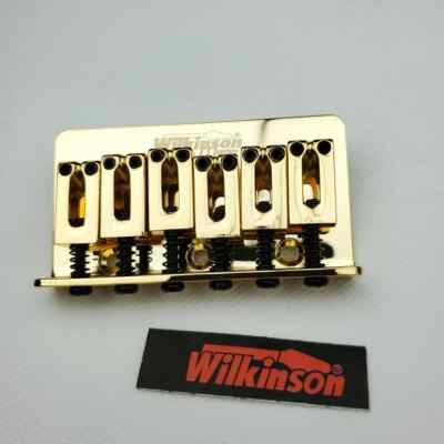 Bridge tailpiece 10.5 mm WOF01 Wilkinson guitar bridge string through