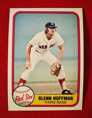 1981 FLEER #237 GLENN HOFFMAN ROOKIE BOSTON RED SOX NM-MT or BETTER 524 HITS