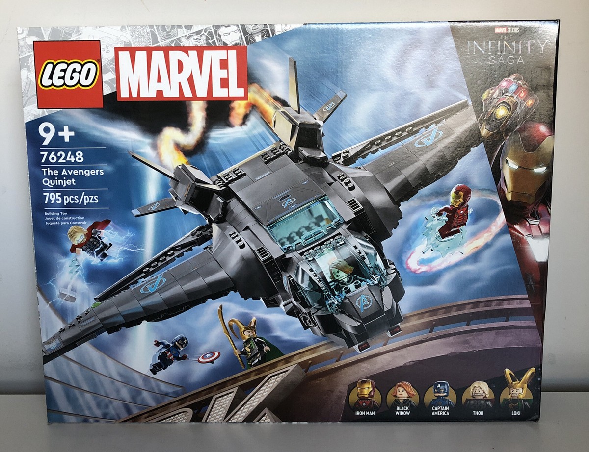 LEGO 76248 Marvel Avengers Quinjet Set - 795 pcs - BRAND NEW