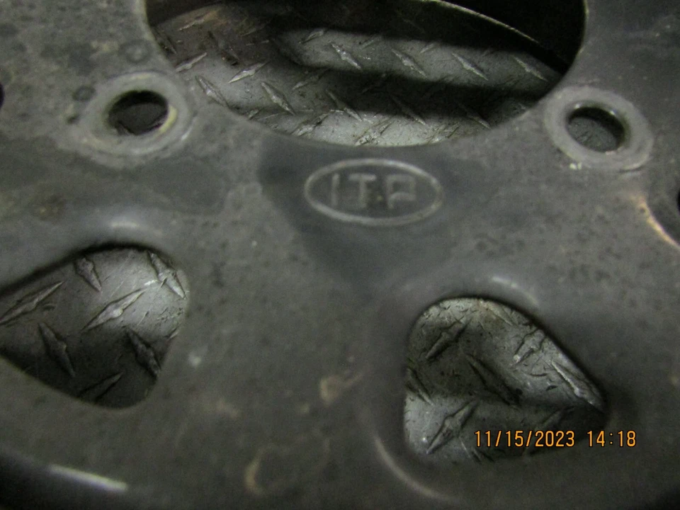 Juego de dos ruedas delanteras traseras Kawasaki Trans Mule 4010 diésel 12" acero ITP 698 Foto 3 de 4