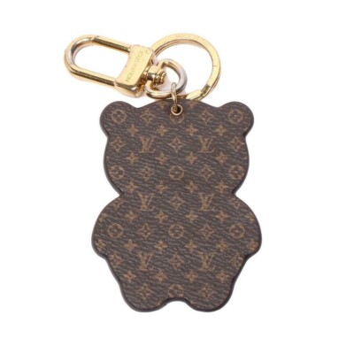 Louis Vuitton World Tour Panda Monogram Key Holder Bag Charm