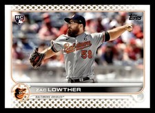 Zac Lowther  2022 Topps GOLD STAR SP #133 Baltimore Orioles
