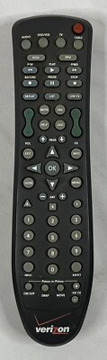 Verizon 1072BA1 OEM Multi Function DVD VCR VOD PPV TV Remote Control Gray