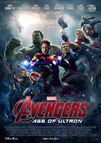 Avengers Age of Ultron 35mm Film Cell strip very Rare var_e