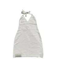 Women's Sleeveless Bodycon Sweater Dress - Wild Fable White XL