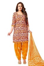 Cotton Printed Readymade Salwar Suit For Women