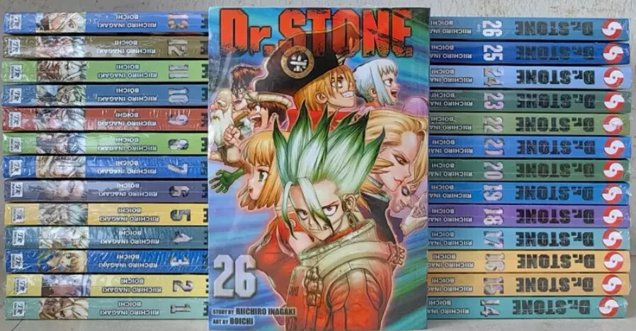 Dr Stone Vol. 1-26 End Full Set English Comic Book Manga DHL