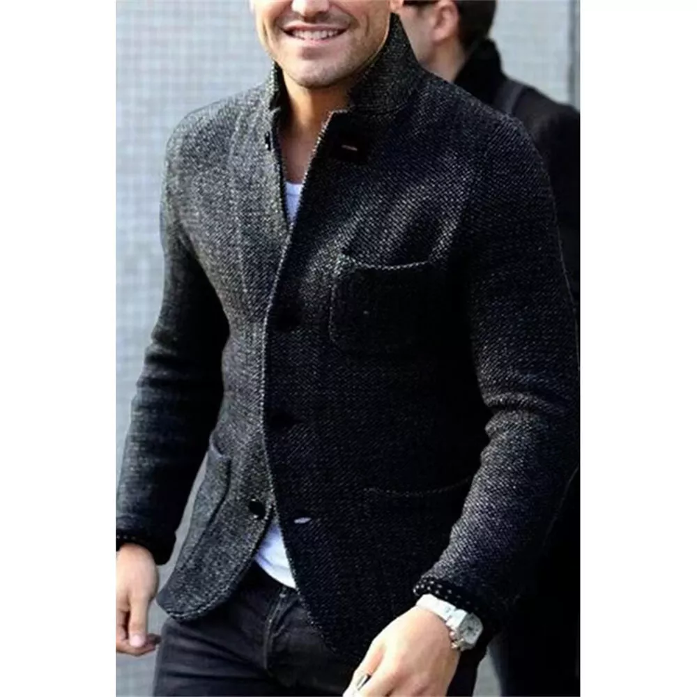 Men's long sleeve warm thicken outerwear cheap