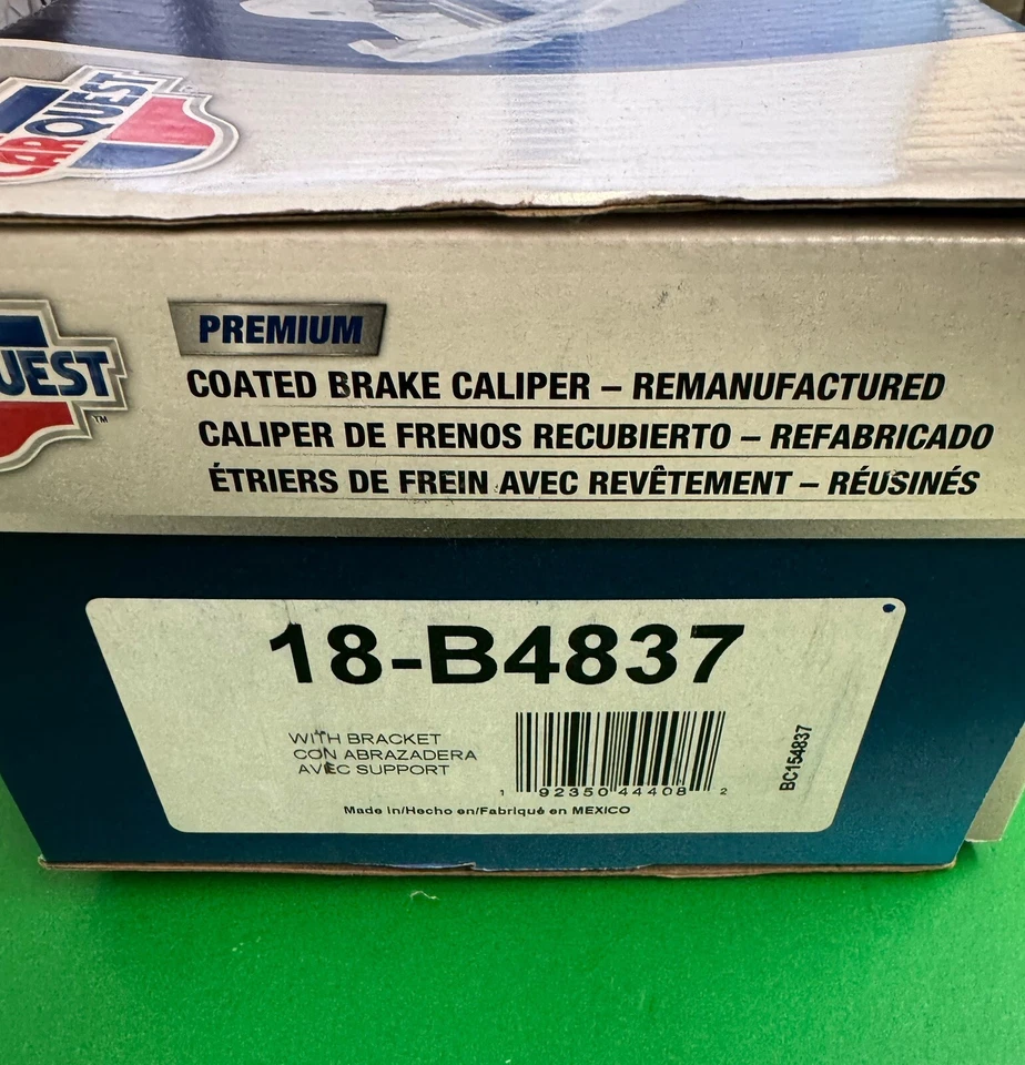 New Rear Left Disc Brake Caliper w/ Bracket for Dodge Ram 1500 Durango Chrysler - Image 3 of 4