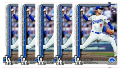 2025 Topps Series 2 - (5)-COUNT BASE & ROOKIE PLAYER LOTS - #s 351-500 U Pick