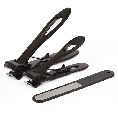 3pcs Nagelknipser für Dicke Nägel Breites Kieferöffnung Nagelzwicker Edelstahl