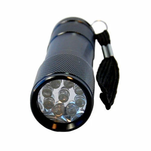 HQRP Vert 9-LED's Lampe Torche Léger Interrupteur Pression Nuit Chasse Pêche - Photo 3/3