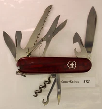 Victorinox Huntsman Swiss Army knife (ruby)- used, excellent #8721