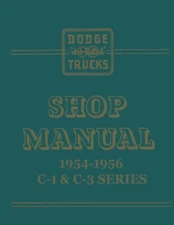 1954 1955 1956 Dodge Truck Shop Service Repair Manual Engine Drivetrain Wiring