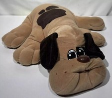 Vintage 1985 Tonka Pound Puppies 15" Brown Dog W/ Spots Plush Stuffed Animal Toy