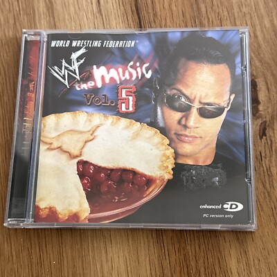 WORLD WRESTLING FEDERATION - THE MUSIC VOL. 5 - CD 2001 ALBUM VARIOUS ARTISTS