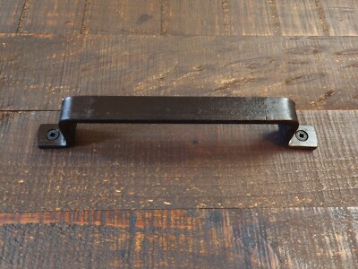 Handcrafted Barn Door Style Pull, Cabinet Pulls, Steel Furniture Pull Handle