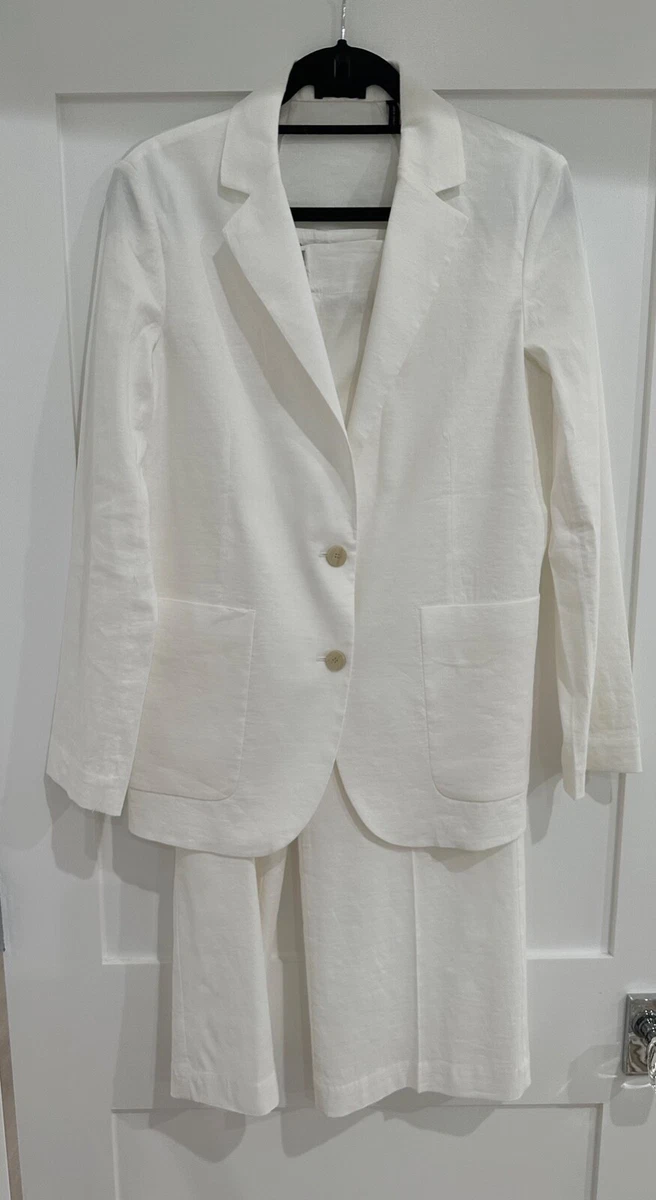 Theory clearance white linen