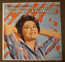 Connie Francis Sing Along With by Mati-Mor SuperRecords 33rpm VINYL LP Record