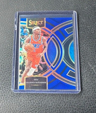 2023-24 Panini Select Shai Gilgeous-Alexander Premier Level Blue Prizm