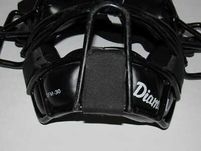 Masque D’arbitre Ou Attrapeur De Baseball Diamond – Modèle DFM-30 Noir
