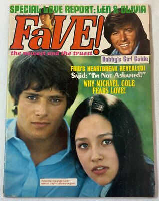 December 1969 FAVE~Bobby Sherman,Olivia Hussey,Dark Shadows,Bobby Sherman, more