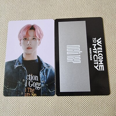 NCT127 WELCOME TO MY CITY SM POP-UP 2nd SCRATCH SIGN PHOTO CARD B