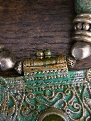 Antique - Tibetan - Exorcism - Protection Pendant - Handmade - Necklace - Picture 6 of 7