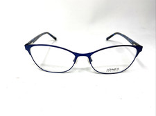 JONES NEW YORK J491 BLUE 58-17-140 FLEX HINGE EYEGLASSES T370