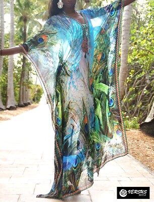 Vestito Copricostume Seta Copricostume Vestito Lungo Donna Mare