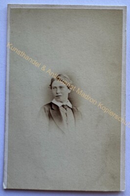orig. CDV Foto Fotografie Bild alt Kind Kinder Mode um 1860 Oxford Hills Saunder