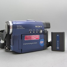Sony Handycam DCR-DVD91E Handheld Mini DVD Camcorder Blue Tested