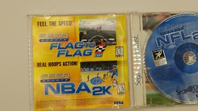 NFL 2K Sega Dreamcast 2001 complete CIB Manual, Case, Disk. Disk is near Mint
